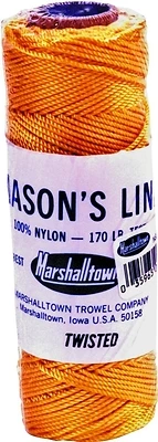621 285-foot Yellow Twisted Nylon Mason Line - Durable And Versatile