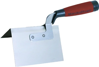25d Drywall Corner Trowel, 3-3/4 In W Blade, 5 In L Blade, Durasoft Handle