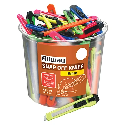 Allway K13-50 13-Point Snap-Off Utility Knife