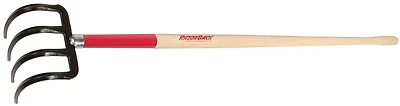 75138 4-tine Potato Hook, 57.88 In L, 6-3/4 In W, Hardwood Handle