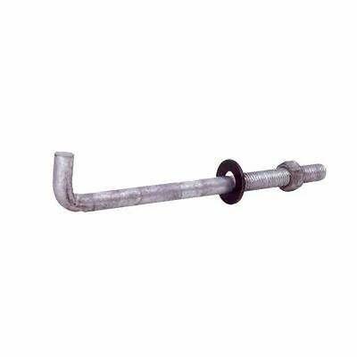 Pro-fit Ag06 1/2 In. Dia. X 6 In. L Steel Round Head Anchor Bolts 50 Pk, Galvanized