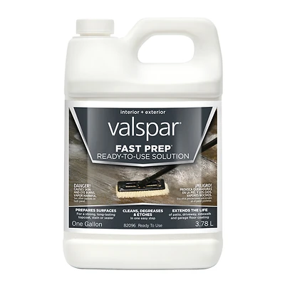 Valspar 82096C Fast Prep Concrete Cleaner and Etcher, 1 Gallon