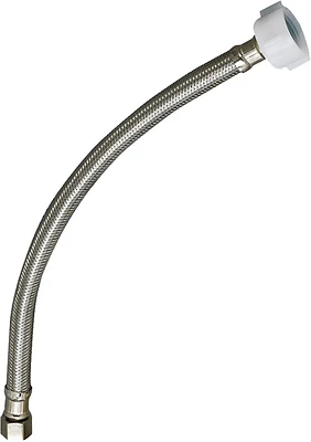 Plumb Pak PP23807 EZ Toilet Supply Line, 3/8 in x 7/8 in, 16 in