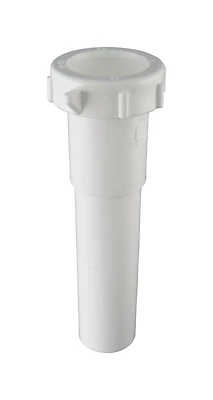 Pp20944 Pvc Pipe Extension Tube, 1-1/4 In Diameter, 6 In Length, Slip-joint