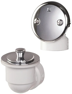 621pvcdsbn Bath Drain Assembly, 1-1/2 In, Brass, Satin Nickel Finish