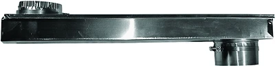 Adjustable Dryer Vent Periscope 110172, 0-18 In, Aluminum Duct