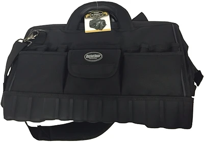 64018 Pro Gatemouth Tool Bag, 18 In W, 11 In D, 12 In H, 17-pocket