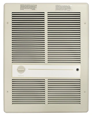 Hf3315trp Electric Wall Heater, 5120-10240 Btu, 1500/3000 Watt, Ivory Finish