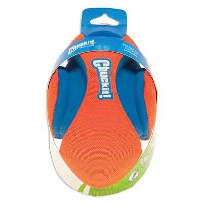 Chuckit! 253101 Fumble Fetch Dog Toy, Small Football, Blue/Orange