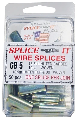 Gb5 Wire Splice For 15.5 Gauge Hi-tensile Barbed Wire