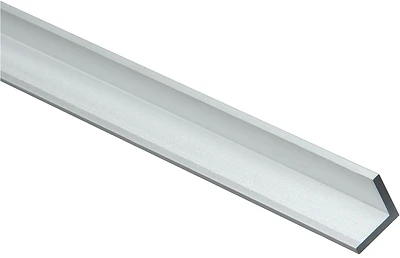 Mill Aluminum Flat Angle, 3/4 x 1/8 x 48 In.