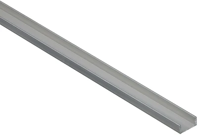 Mill Aluminum Channel, 1/2 x 1/16 x 72 In.