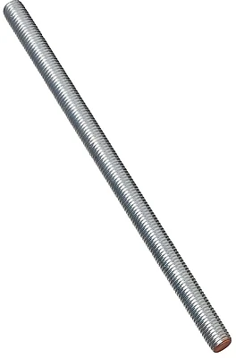Stanley Hardware N179-465 Threaded Rod, 5/8-11 x 24 In., Zinc Steel