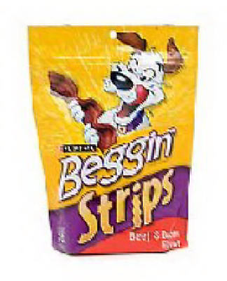 Dog Treats, Bacon & Beef,  6-oz. Pouch