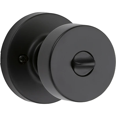 Kwikset Signature Pismo Entry Knob Lockset, SmartKey, Iron Black