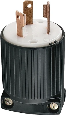 Eaton L530P Twist Lock Plug, 2-Pole, 30 Amp, 125V, NEMA L5-30