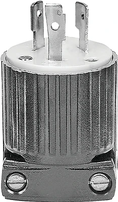 Eaton Cooper Wiring L620P Locking Electrical Plug, 20 Amp, 250 Volt