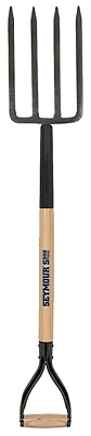 49077 4-tine Spading Fork With 29 In Hardwood Handle And Steel Tines