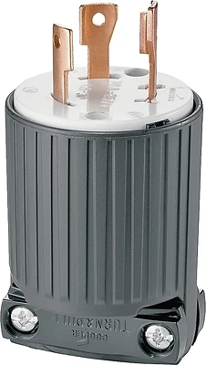Eaton L630P Twist Lock Plug, 30 Amp, 250 Volt, NEMA L6-30