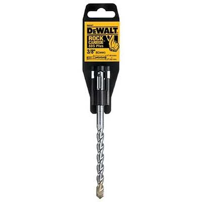 Dw5438 Rock Carbide Hammer Drill Bit, 8 In Length, Sds Plus Shank, 25/64 In Diameter