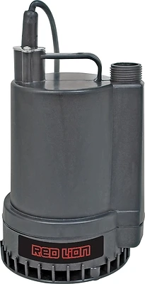 Rl-mp16 Submersible Utility Pump, 1/6 Hp, 1300 Gph, 26 Ft Max Head