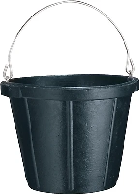 Fortex-Fortiflex N200-10 Rubber Pail, 10 Quart, Black