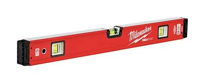 Redstick Series Mlbxm24 Magnetic Box Level, 24 In L, 3 Vials, Aluminum