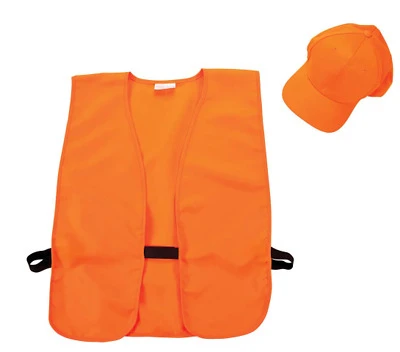 Allen 17555 Hat & Vest Combo, Blaze Orange, One Size
