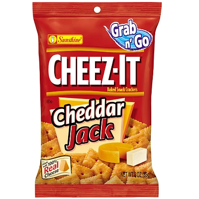 Cheez-It 2410020360 Grab 'N Go Cheddar Jack Crackers, 3 oz