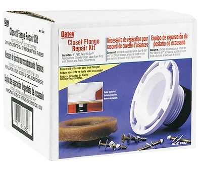 Twist-N-Set Replacement Toilet Bowl Kit, 4 In.