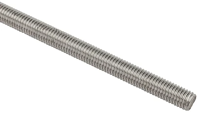 Threaded Steel Rod, 13 TPI, 1/2 x 36 In.