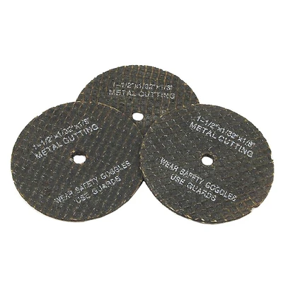 Forney 60215 Cut-Off Wheel, 1-1/2 In. Dia, Fiberglass Reinforced