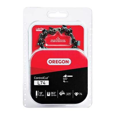 Oregon L74 Chainsaw Chain, 18 In., 0.325 Pitch, 74 Drive Links