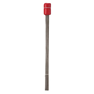 21 In. Red High Visibility Stake Flags, 2.5 X 3.5 In., 100 Pk, Model 78-007