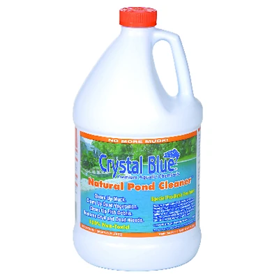 Crystal Blue 00114 Natural Pond Cleaner, Muck Remover, 1 Gallon