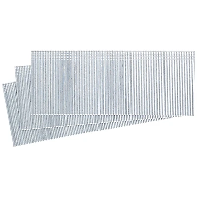 Senco AX21EAAN Series Nail, Glue Collation, 2 in L, 18 ga, Steel, Electro-Galvanized, Brad, Medium Head, Smooth Shank