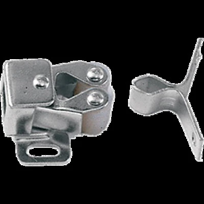 04301 Chrome Double Roller Catch With Spear, Steel, Pack Of 25