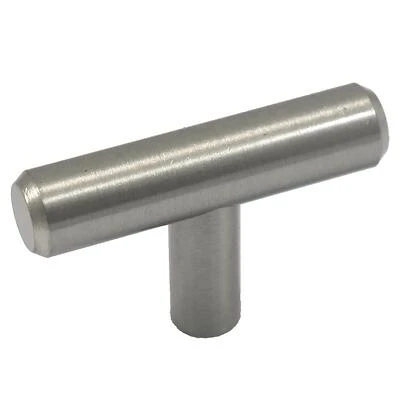 Melrose T-bar Cabinet Knob 2 In. Brushed Satin Nickel Steel 10 Pk