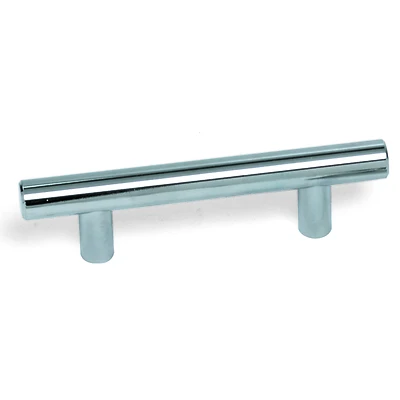 Melrose 3 In. Brushed Satin Nickel T-bar Cabinet Drawer Pull, Model 87011
