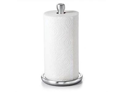 Good Grips Steady Paper Towel Holder, Non-Slip Base, Stainless Steel