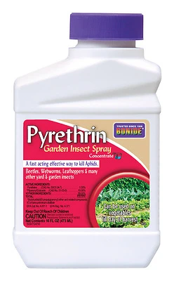 Bonide 858 Pyrethrin Garden Insect Spray, Organic Liquid, 1 Pint