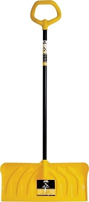 1635000 24 Inch Poly Snow Pusher With Steel Handle