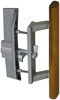 National Hardware N349209 Patio Door Handle and Latch Set, Keyed, Aluminum