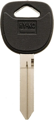 Hy-Ko 12005B102 Brass Key Blank, Nickel, GM Vehicles