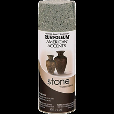 7992830 American Accents Stone Texture Spray Paint, Gray, 12 Oz Can
