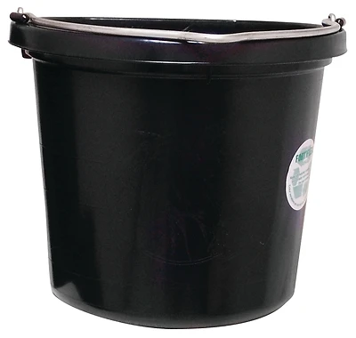 Fortex-Fortiflex FB-120BX Flat Back Bucket, 20 Qt, Black