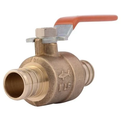22462lf 3/4 In. Brass Pex Barb Ball Valve With Lever Actuator