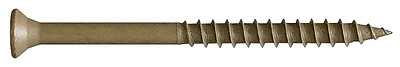 0356154 Premium Deck Screw, #9 Thread, 2-1/2 In L, Bugle Head, Star Drive