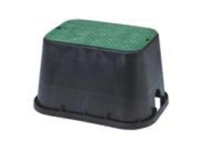 NDS 113BC Rectangular Valve Box With Overlapping ICV Cover, 21 In. L