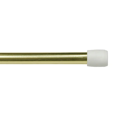 Kenney KN631/3NP Strafford Spring Tension Rod, Brass, 7/16 In. Dia, 28-48 In.
